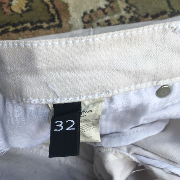 InWear white jeans w reinforced knee & ankle zip - Picture 6 of 7